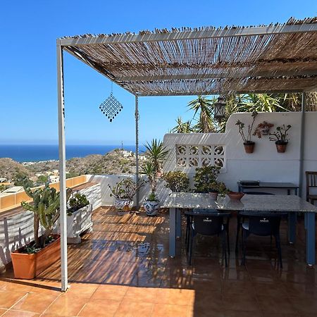 Apartment With A Great Terrace, Sea And Land Views Mojacar Bagian luar foto