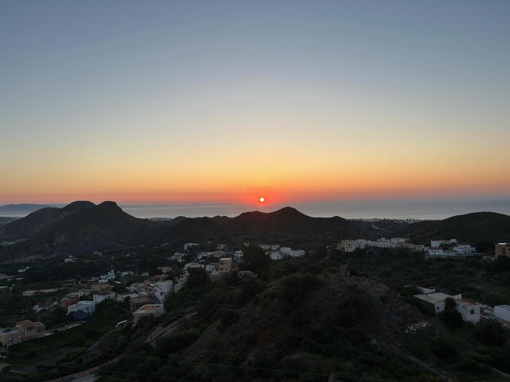 Apartment With A Great Terrace, Sea And Land Views Mojacar Bagian luar foto